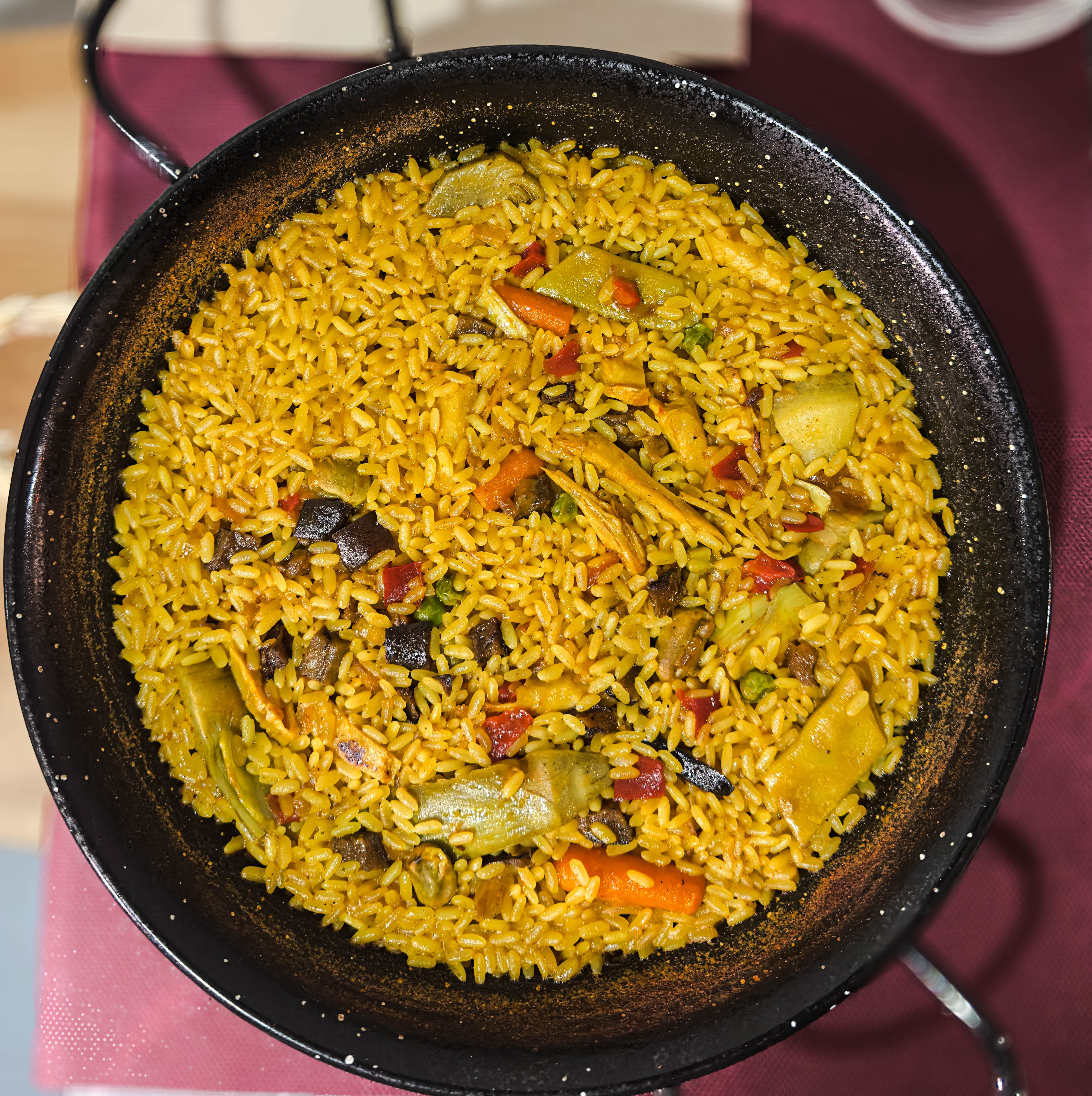 Seasonal vegan rice dish